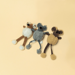 Lambswool Mouse Dangler Catnip Toy