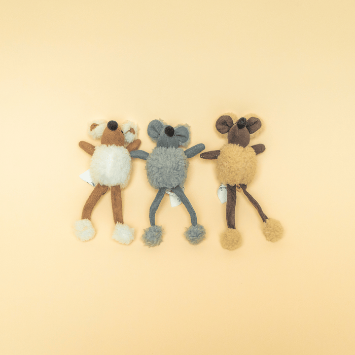Lambswool Mouse Dangler Catnip Toy