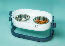 Elevated Double Food Bowl